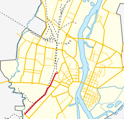 На карте города