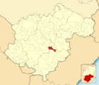 Расположение муниципалитета на карте провинции