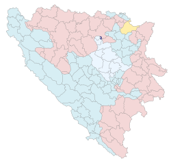 Добой-Юг на карте