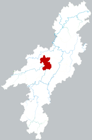 Хэчэн на карте