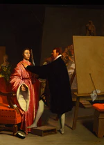 Ingres - L'Arétin chez le Tintoret, 1815.jpg