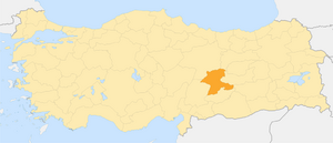 Малатья на карте