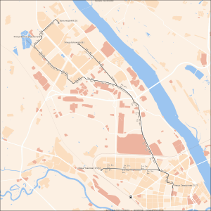Yaroslavl tram map 2020-04.svg