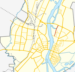 На карте города