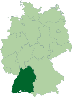 Deutschland Lage von Baden-Württemberg.svg
