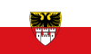 Flagge der Stadt Duisburg mit Wappen.svg