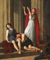 Kleobis and Biton by Adam Müller.jpg