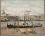 Pissarro - Port of Rouen, Unloading Wood, 1898.jpg