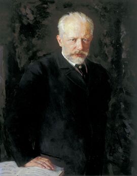 Н. Д. Кузнецов. Портрет П. И. Чайковского. 1893 Холст, масло. 96 × 74 см Третьяковская галерея, Москва