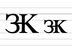 Cyrillic letter zhwe.svg