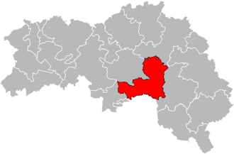 Кантон на карте департамента Орн