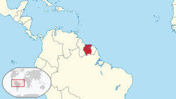 Surinaman Tazovaldkund Republiek Suriname