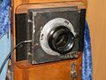 Объектив Индустар-51 на фотоаппарате большого формата.JPG
