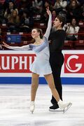Anna Dušková and Martin Bidař - 2018 Worlds - 6.jpg