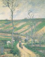 Camille Pissarro - Route du Fond de L´Hermitage, Pontoise - 1877.jpg