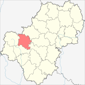 Барятинский район на карте