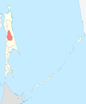 Тымовский район Тымовский городской округ на карте