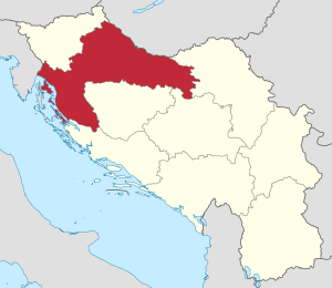Савская бановина на карте