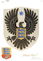 Alternative Coat of arms of Estonia 1922 Author Günther Reindorff.png