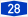 Bundesautobahn 28 number.svg