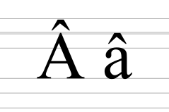 Latin letter A with circumflex.svg