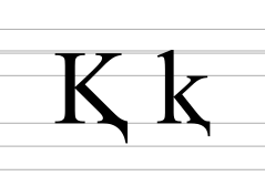 Latin letter K with descender.svg