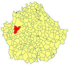 Расположение муниципалитета на карте провинции