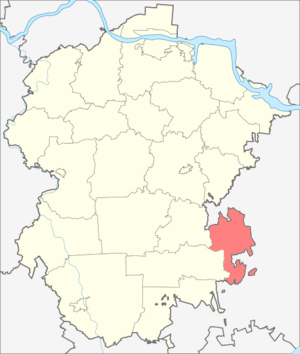 Яльчикский район Яльчикский муниципальный округ на карте