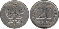 20 fenigow 1918 Krolestwo Polskie.jpg