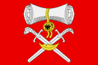 Flag of Khvalovskoe (Leningrad oblast) (2009-02).png