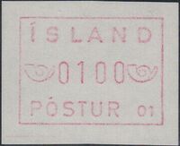 Iceland 1983 variable value stamp 01 0100 Mi 1.1.jpg