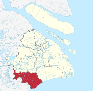 Цзиньшань на карте