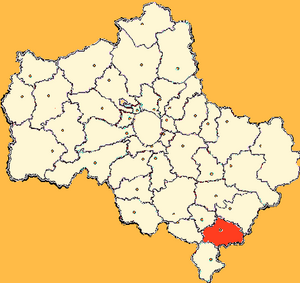 Зарайское благочиние на карте