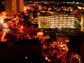 Центр Сан-Антонио в канун Нового Года