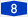 Bundesautobahn 8 number.svg