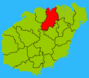 Чэнмай на карте