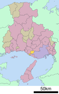 Kako District in Hyogo Prefecture.svg