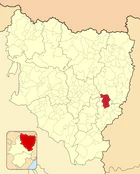 Расположение муниципалитета на карте провинции