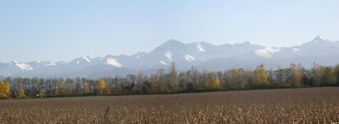 Вид на Пиренеи