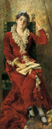 Yulia Pavlovna Makovskaya by K. Makovsky (1881).jpg