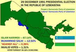 1991 Presidential election in Uzbekistan.jpg