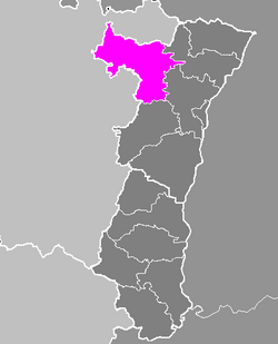Саверн на карте