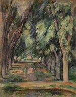 Paul Cézanne - The Allée of Chestnut Trees at the Jas de Bouffan (L'allée des marronniers au Jas de Bouffan) - BF939 - Barnes Foundation.jpg