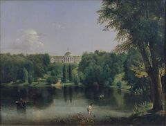 Vasyl Shternberg - The Estate of Hryhorii Tarnovskyi in Kachanivka - 1837.jpg