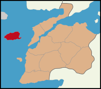 Çanakkale location Gökçeada.svg