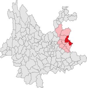 Фуюань на карте