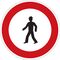 Zákaz vstupu chodců