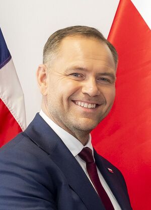 DHS Secretary Kristi Noem Travels to Poland - 54553881558 (Nawrocki cropped12).jpg