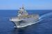 French amphibious assault ship Mistral (L9013) underway in the Mediterranean Sea on 24 June 2020 (200624-M-IR130-1284).JPG