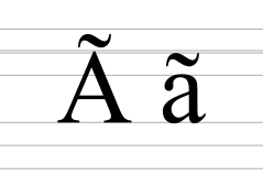 Latin letter A with tilde.svg